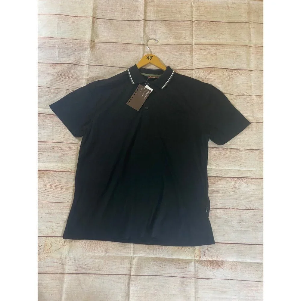NWT Pilgrim Men's Short Sleeve Casual Collared Shirt - Large - Picture 6 of 12